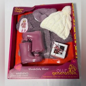 Our Generation 18” Doll Clothes Set Wonderfully Warm Fashion Outfit NEW